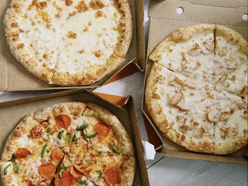 Prosciutto e Rucola pizza with prosciutto and arugula